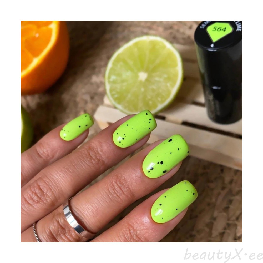 Green feels | Neon green nails, Green acrylic nails, Fluorescent nails