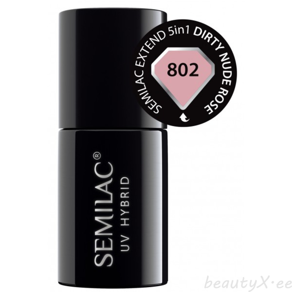 802 Semilac Extend 5en1 Dirty Nude Rose 7 ml