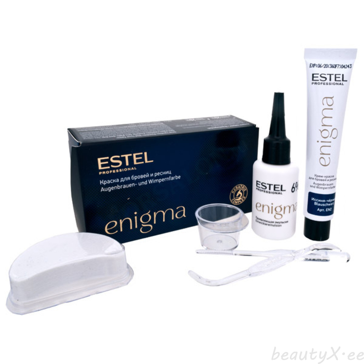ESTEL ENIGMA Eyelash and eyebrow tint bluish black 2x20 ml | BeautyX.ee
