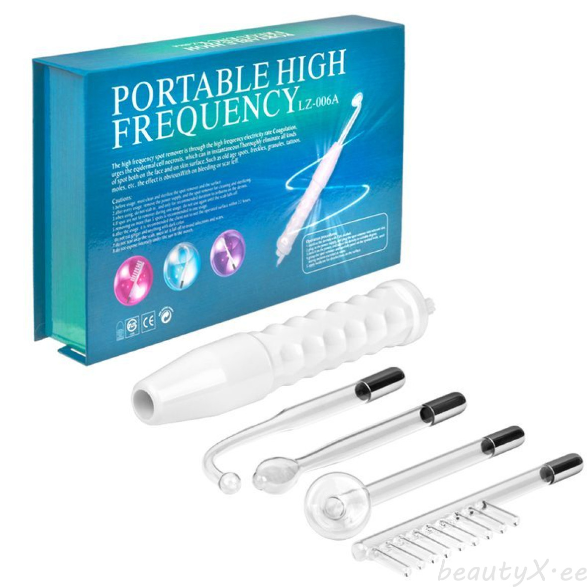DARSONVAL Portable High Frequency LZ006A 10W BeautyX.ee