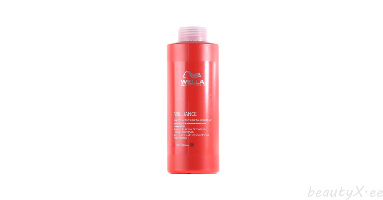 Wella Brilliance шампунь для окрашенных нормальных и тонких волос