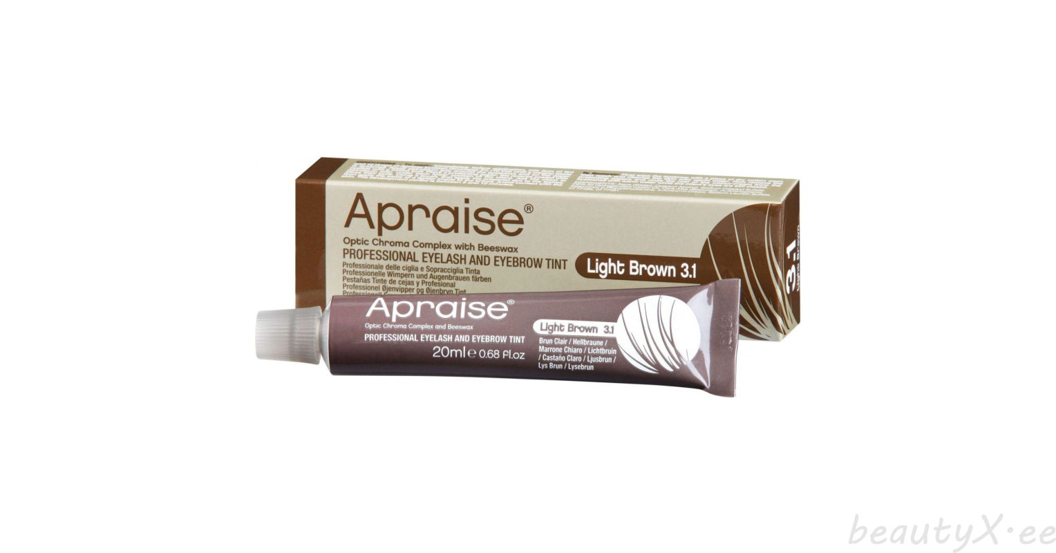 Apraise Eyelash And Eyebrow Tint 3.1 Light Brown 20ml BeautyX.ee