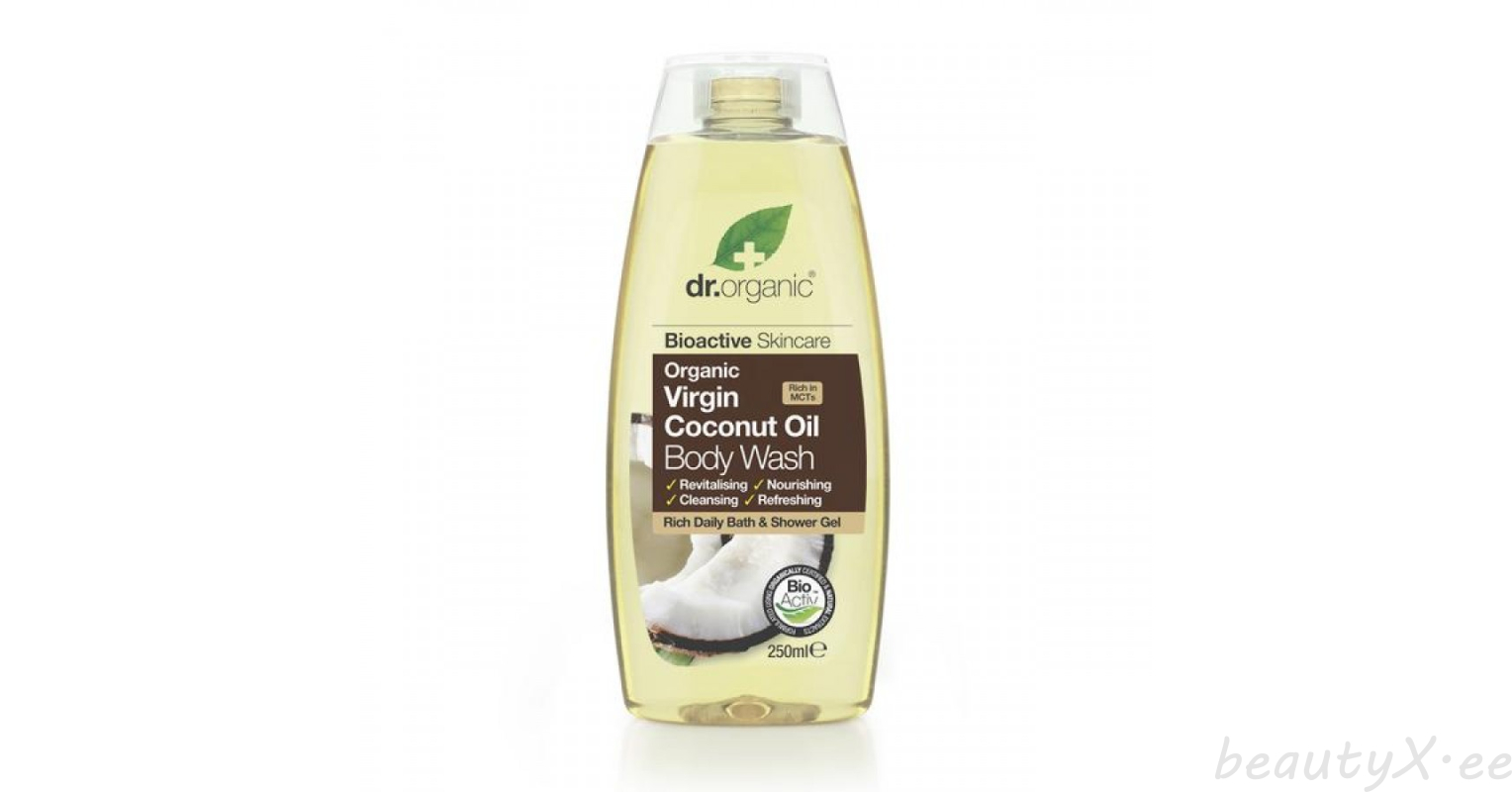 Dr. Organic Coconut oil Body Wash 250ml BeautyX.ee