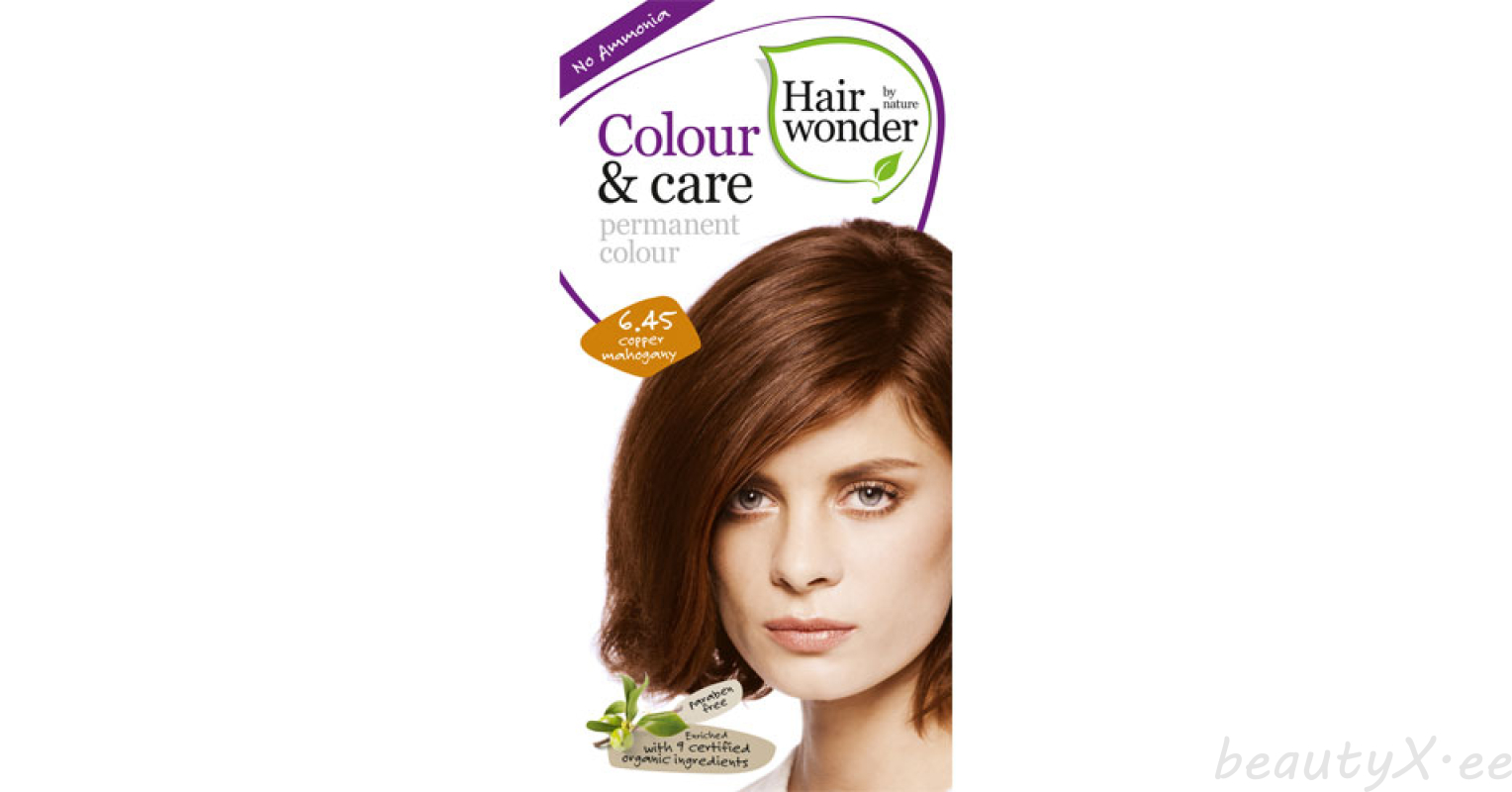 HairWonder Colour&Care Краска для волос без аммиака Copper Mahogany 6,45 |  BeautyX.ee