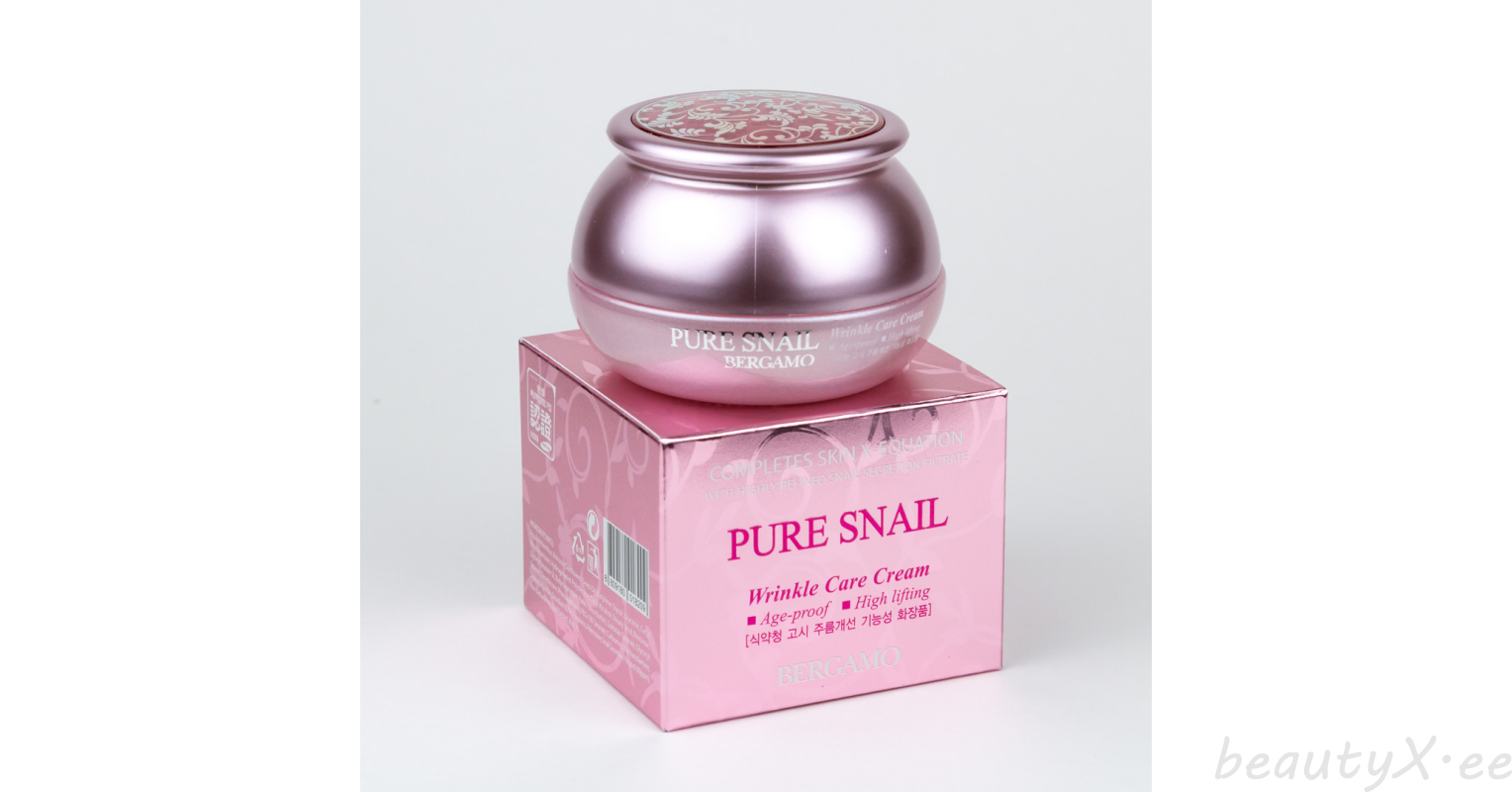 Yerma snail anti aging care cream. Bergamo Pure Snail Wrinkle Care Cream, 50g. Крем Bergamo Pure Snail 50 мл. Крем для лица Pure Snail Wrinkle Care Cream 50ml (Bergamo). Антивозрастной крем с экстрактом муцина улитки Pure Snail Cream 50 мл..