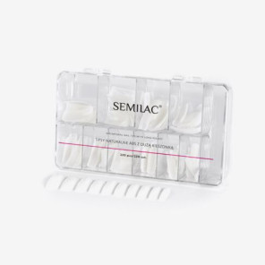 SEMILAC ABC Nail Tips Natural, 120 pcs