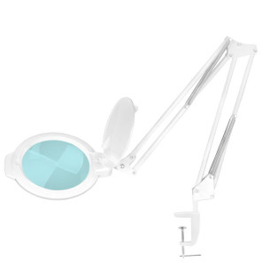 LED Luup lamp Glow Moonlight 8012/5' Светодиодная лампа-лупа настольная белая