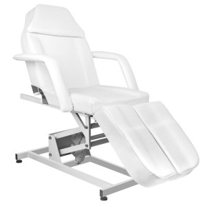 Электрическое педикюрно-косметологическое кресло AZZURRO 673AS (1- моторное), белое