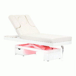 СПА КРОВАТЬ КОСМЕТИЧЕСКАЯ AZZURRO WOOD 815B GLOW WHITE С ПОДОГРЕВОМ