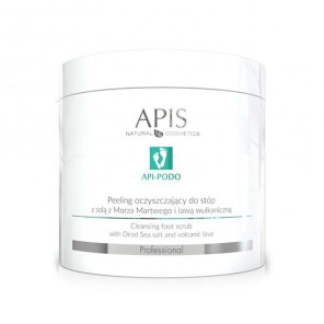APIS Api-Podo Cleansing foot scrub with Dead Sea salt and volcanic lava 700g
