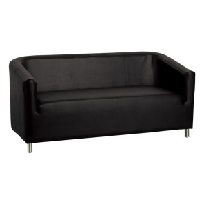Gabbiano waiting room sofa M021 black
