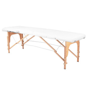 Складная массажная кушетка WOOD COMFORT 2 СЕКЦИИ БЕЛЫЙ