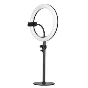 RING LIGHT BLACK LAMP 10 "8W