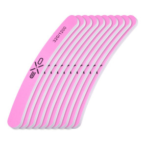 EXO Professional grit nail file 320/400, banana 10 pcs