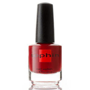 SOPHIN Red with cold tint nail polish 0027 12ml