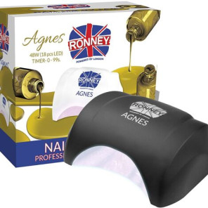 RONNEY AGNES Лампа с таймером черная LED 48W (GY-LED-032)