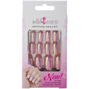 Wild&Mild Artificial nails kit N24 016 