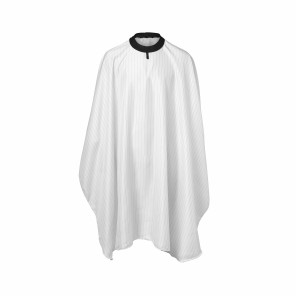 BraveHead Cutting Cape Pinstripe with silicon neck