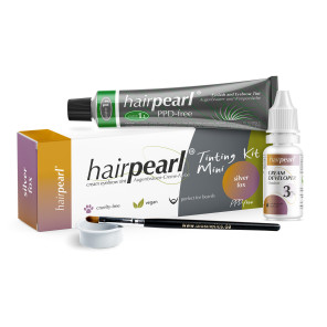 HAIRPEARL Tinting kit mini PPD free - Silver fox NO 1.1
