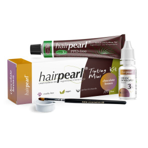 HAIRPEARL Hairpearl Tinting kit mini PPD free No 3.3 - Chocolate brown