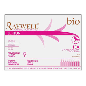 Raywell BIO Lotion Tea Лосьон против выпадения волос для женщин 10ml x 10