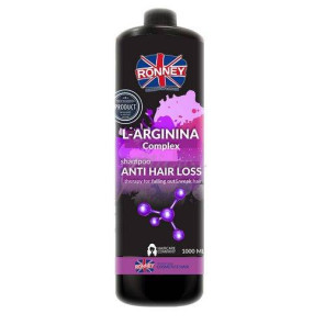 RONNEY PROFESSIONAALNE ŠAMPOON L-ARGININA COMPLEX juuste väljalangemise vastane ravi 1000 ml RCH 00030