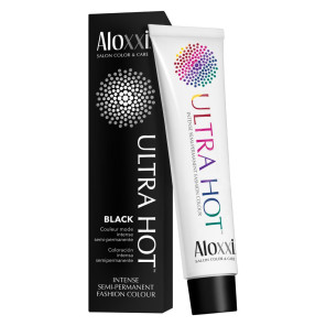 Aloxxi Ultra Hot Полу-перманентная краска для волос - Black, 125 g