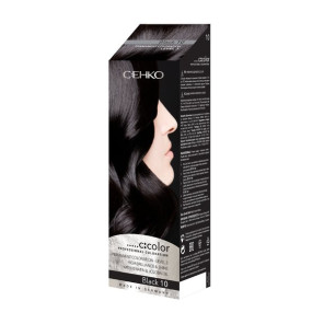 C:EHKO C:Color Permanent Coloration 50+50ml, Black 10