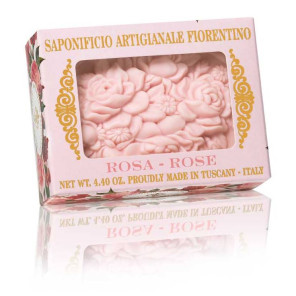 Saponificio Artigianale Fiorentino Colored Soap Rose 125g 