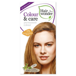 HairWonder Colour&Care Permanent colour Medium golder blond 7,3