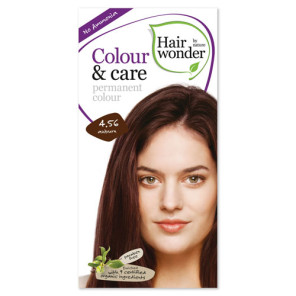 HairWonder Colour&Care Permanent colour Auburn 4.56 