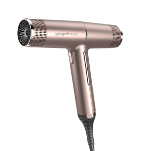 GA.MA Professional IQ1 Perfetto light compact hair dryer, Pink, gold