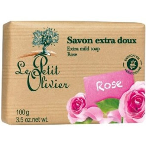 Le Petit Olivier Extra mild soap Rose 100g
