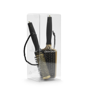 Olivia Garden Ceramic+ion Black & Gold Limited Edition Kit