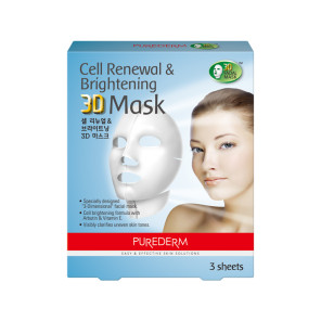 Purederm Регенирирующая 3D маска для лица 3 tk