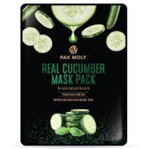 PAX MOLY Маска тканевая Real Cucumber с экстрактом огурца 25ml