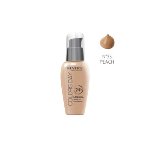REVERS Colors Day 24H Mineral make up foundation 33-Peach, 50 ml
