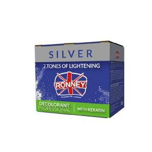 RONNEY Professional Silver Decolorant with Keratin 7 tones of lightening 500 g