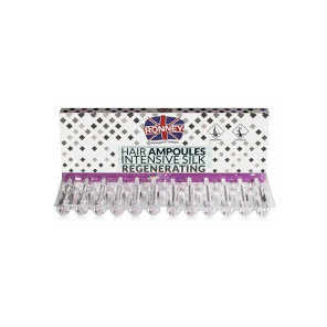 RONNEY Восстанавливающие ампулы для волос с шелком (12x10 ml) RCH 00013
