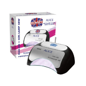 RONNEY ALICE Лампа черная с таймером CCFL + LED 48W (GY-LCL-015D) 