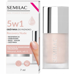 SEMILAC Nail Power Therapy 5in1 Recovery Nude 7 ml
