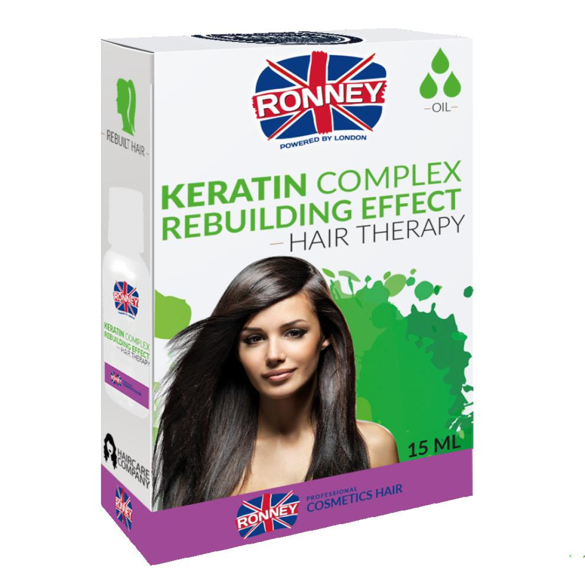 RONNEY KERATIN COMPLEX Rebuilding Effect hair therapy 15 ml